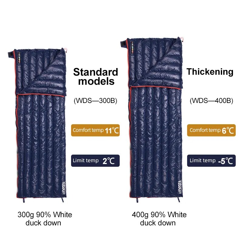 Widesea Camping Ultralight Sleeping Bag Down Waterproof - My Store