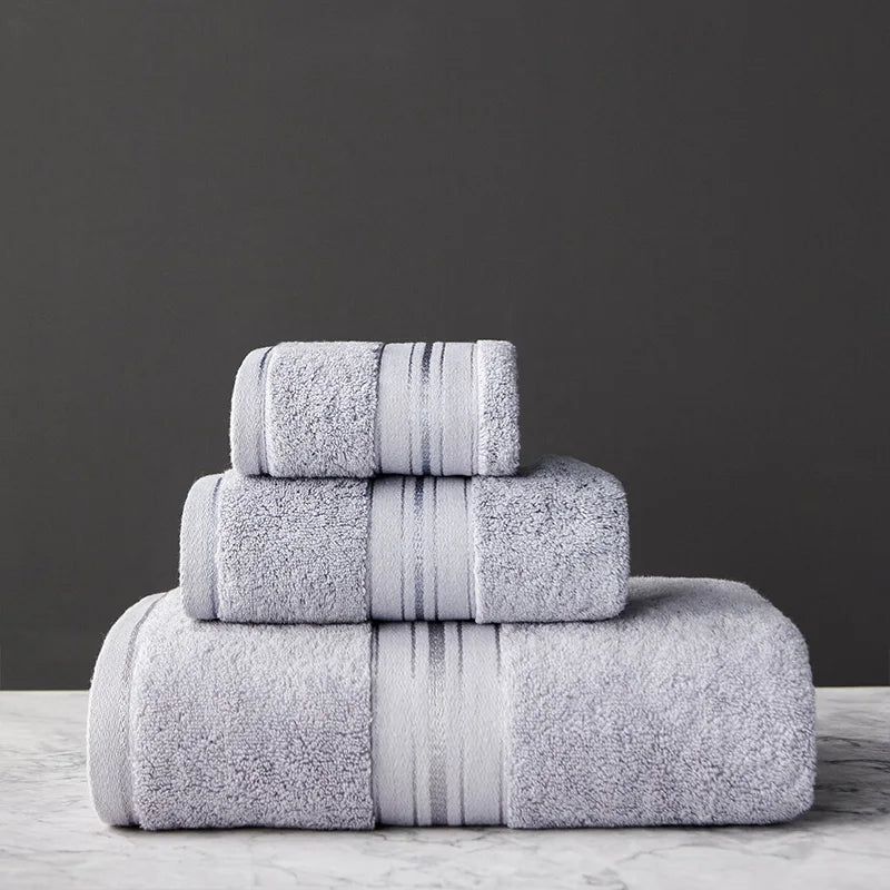 Egyptian Cotton Towel Set Bath Towel And Face Towel