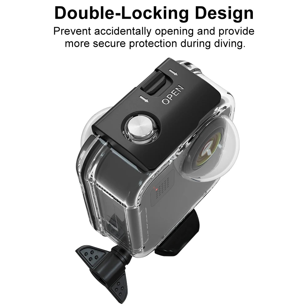 Touchscreen Waterproof Housing Case for GoPro MAX 360 Diving Protection Underwater Dive Cover for Go Pro Max Camera Accessories