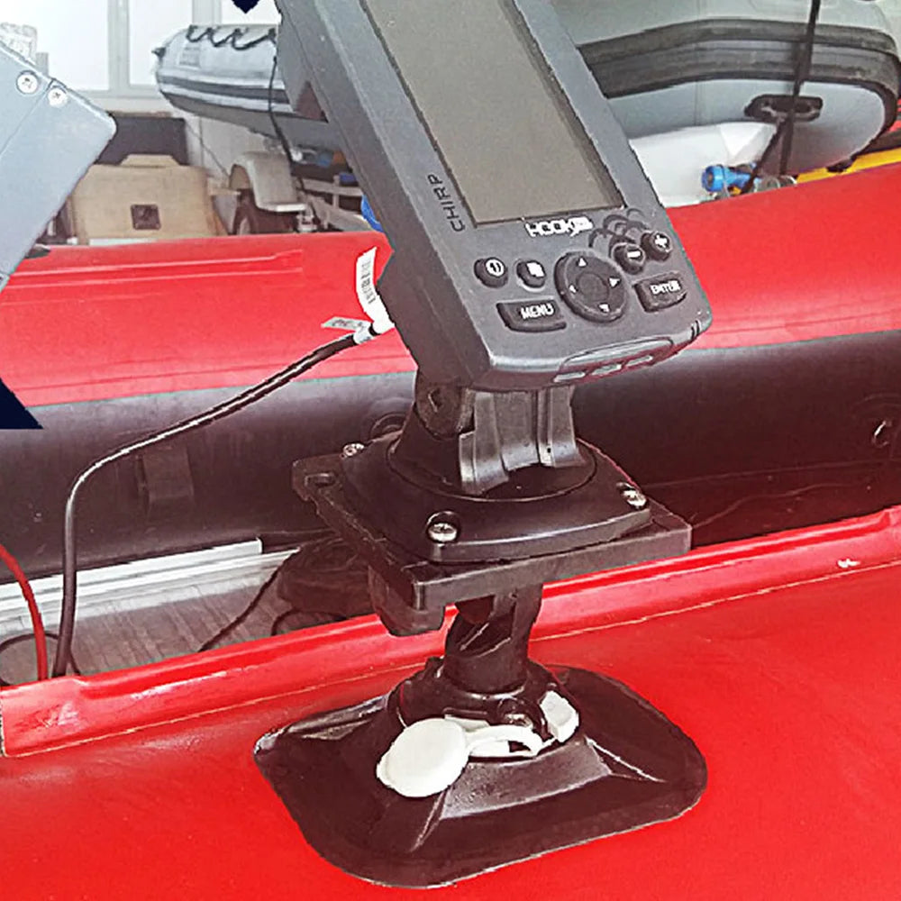 2024 NEW Swivel GPS Electronics Fish Finder Mount Bracket for Inflatable PVC Boat Kayak Marine Yatch