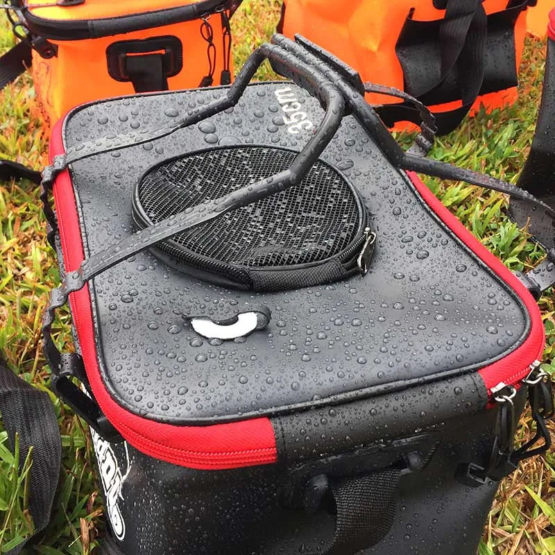 Folding live Fishing Bucket EVA Thickening Fish Bucket Portable Water - My Store