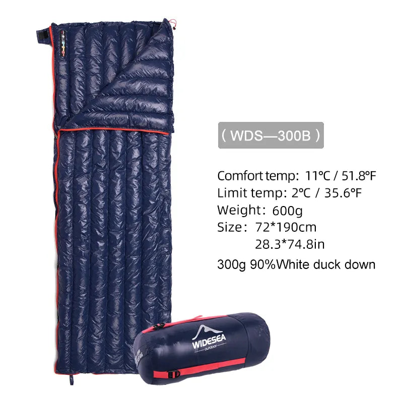 Widesea Camping Ultralight Sleeping Bag Down Waterproof - My Store