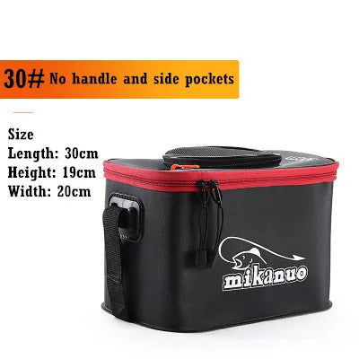 Folding live Fishing Bucket EVA Thickening Fish Bucket Portable Water - My Store
