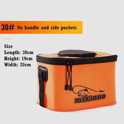 Fishing Bucket Folding Thickening Living Fish Bucket Portable - My Store