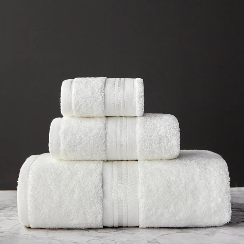 Egyptian Cotton Towel Set Bath Towel And Face Towel