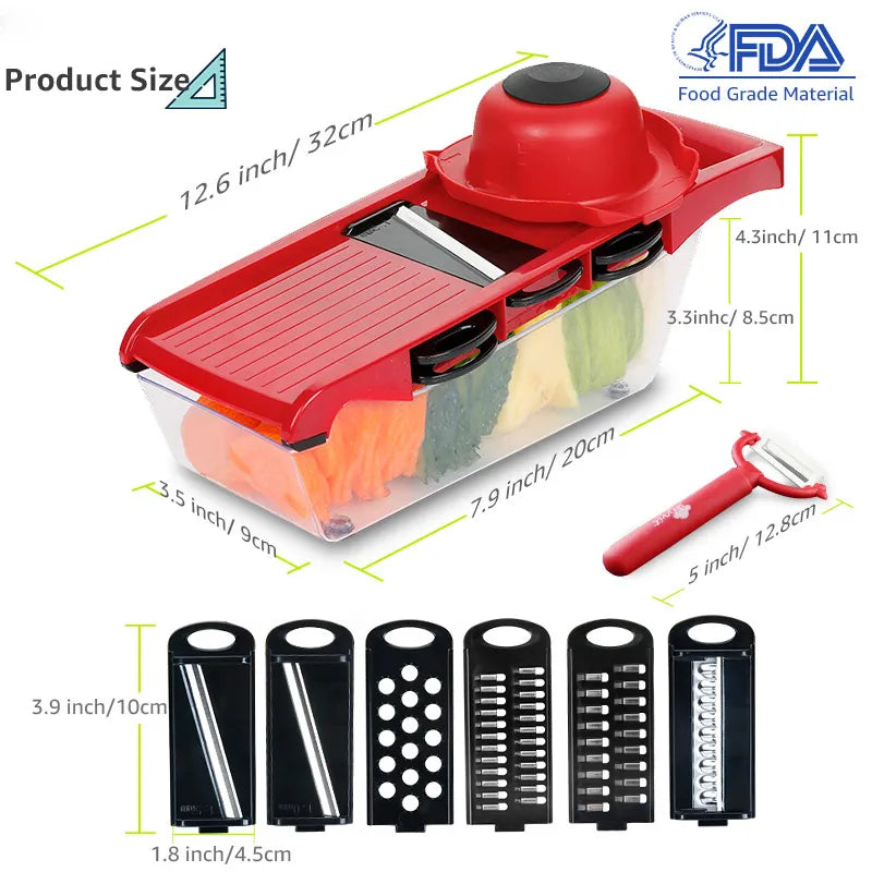 Myvit Vegetable Cutter with Steel Blade Slicer
