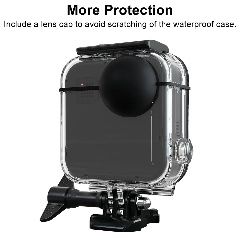 Touchscreen Waterproof Housing Case for GoPro MAX 360 Diving Protection Underwater Dive Cover for Go Pro Max Camera Accessories