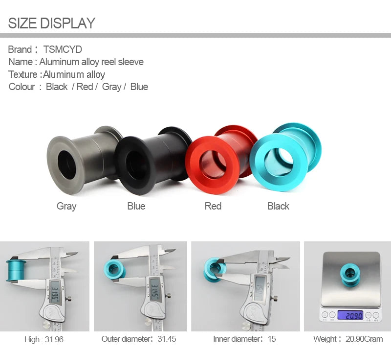 TSMCYD 5 Colors Scuba bcd Diving Aluminum Alloy Reel Sleeve Ring SMB Diving Quick release Ring dive snorkeling Equipment