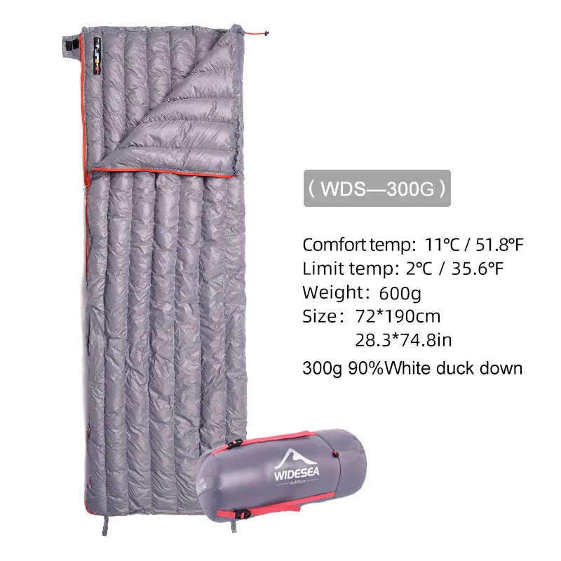 Widesea Camping Ultralight Sleeping Bag Down Waterproof - My Store