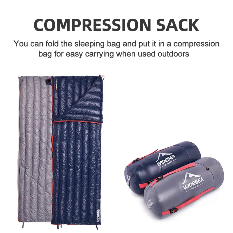 Widesea Camping Ultralight Sleeping Bag Down Waterproof - My Store
