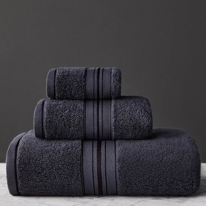 Egyptian Cotton Towel Set Bath Towel And Face Towel