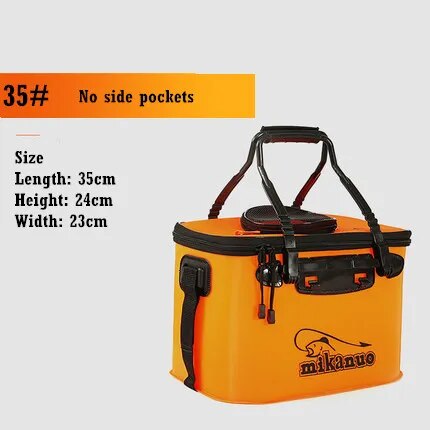 Fishing Bucket Folding Thickening Living Fish Bucket Portable - My Store