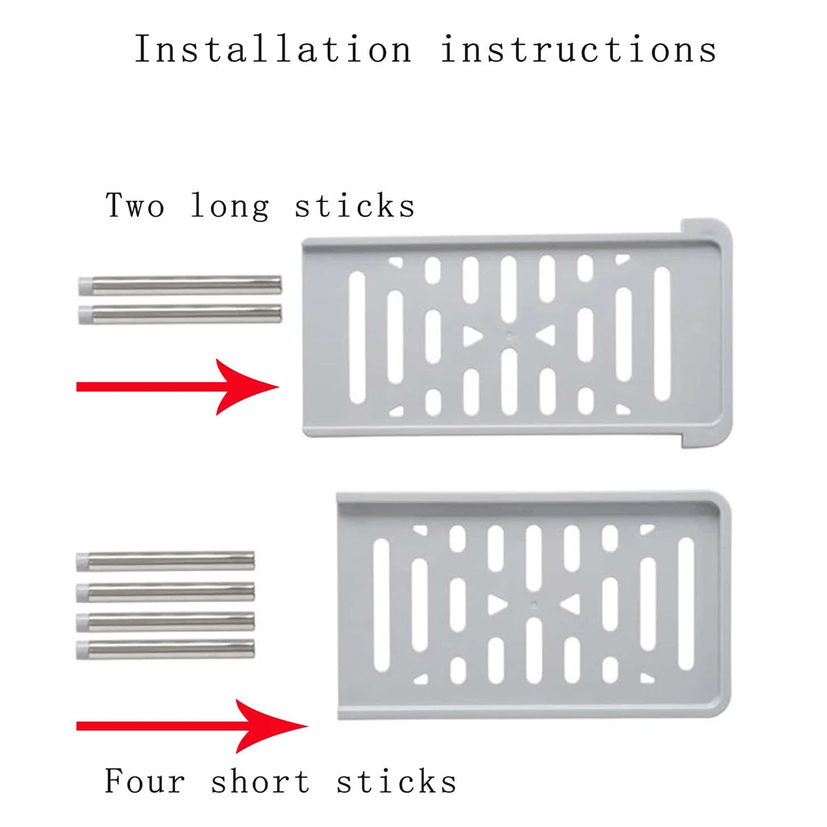Kitchen Retractable Storage Cabinet Layered Partition Dish Storage Rack