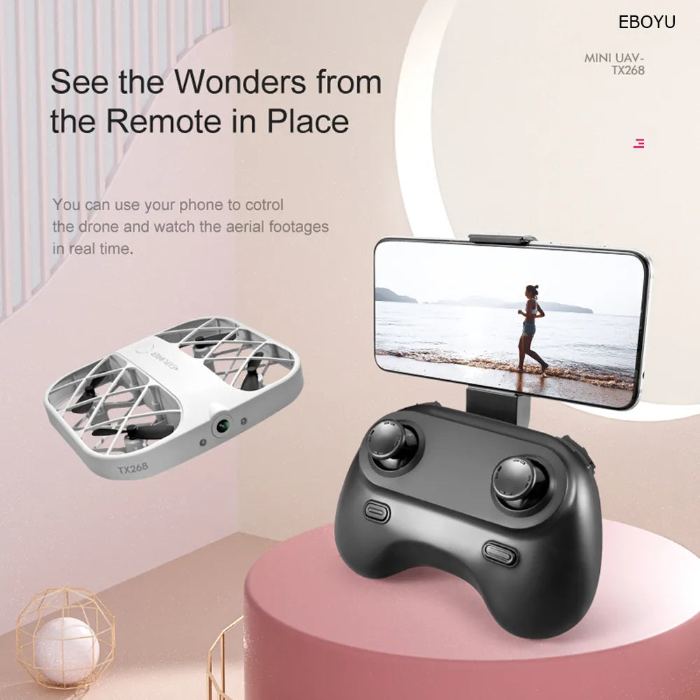 JJRC H107 Mini Drone 8K 4K Quadcopter with Camera Real-Time Transmission