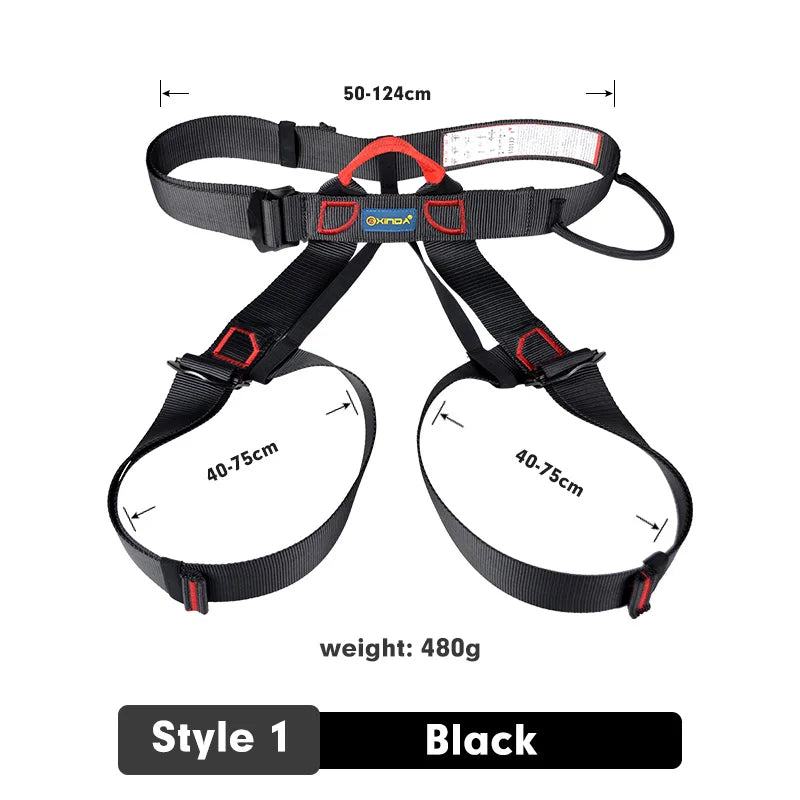 Xinda Outdoor Sports Harness Rock Climbing Harness Waist Support Half Body Safety Belt - My Store