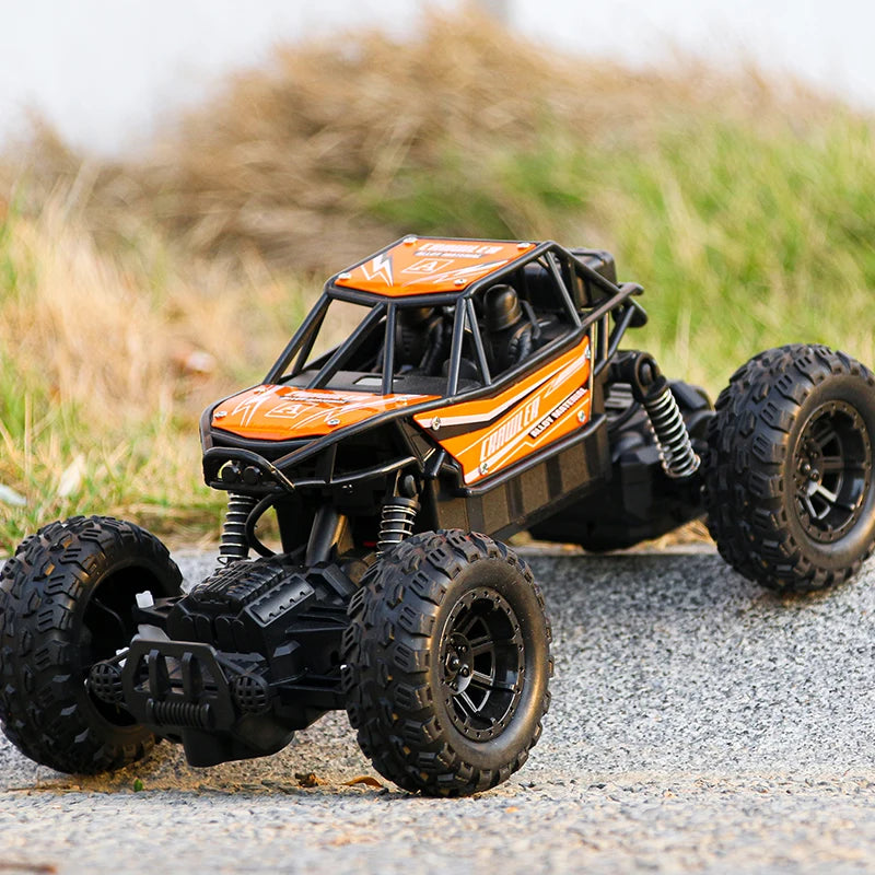 Alloy climbing mountain monster 4WD remote control car toy model 1:16 off-road vehicle rock climbing