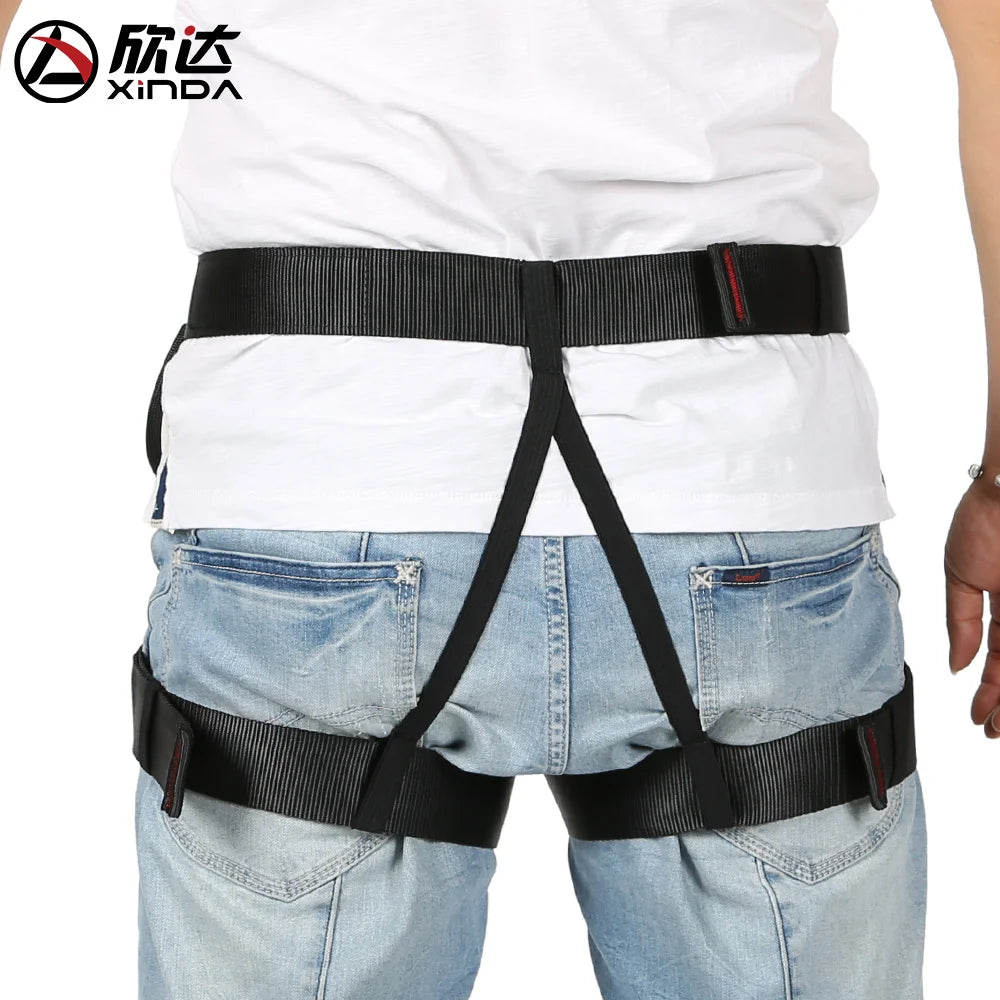 Xinda Outdoor Sports Harness Rock Climbing Harness Waist Support Half Body Safety Belt - My Store