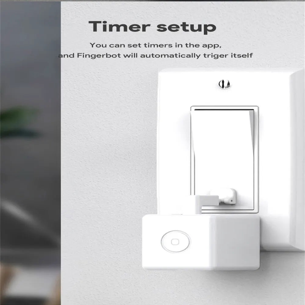 Tuya Zigbee Finger bot Switch Button Pusher Smart Life Timer Voice Control Works with Alexa Google Assistant