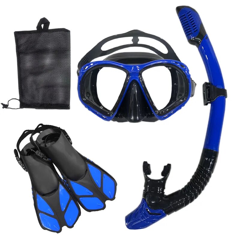 Snorkel Diving Mask and Goggles Diving Swimming Tube Set Adult Unisex - My Store