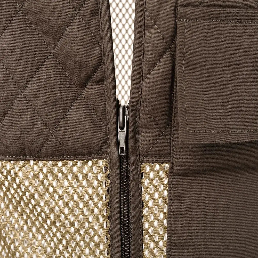 8 Fans Mesh Shooting Vest with Multi Pockets Hunting Vest