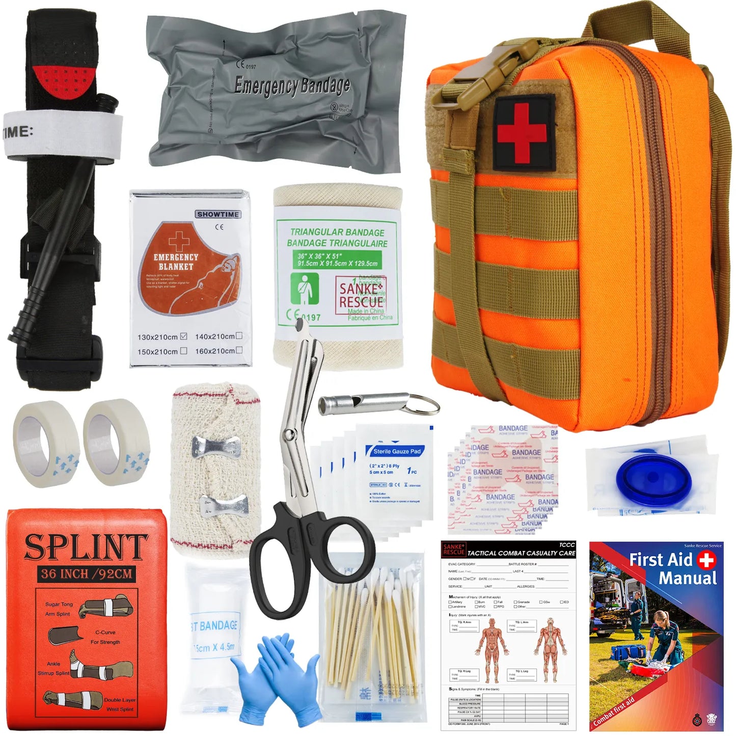 Military IFAK Trauma Survival Kit First Aid Medical Pouch - My Store
