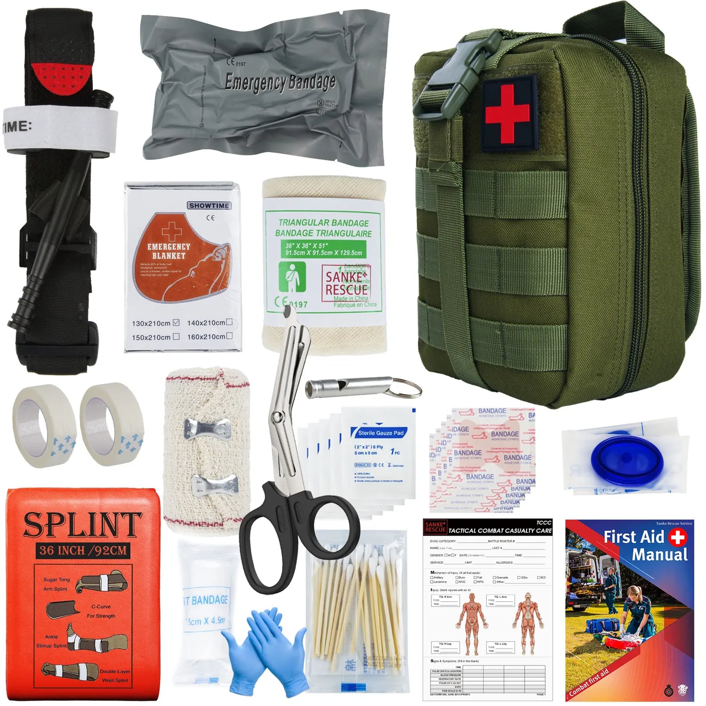 Military IFAK Trauma Survival Kit First Aid Medical Pouch - My Store