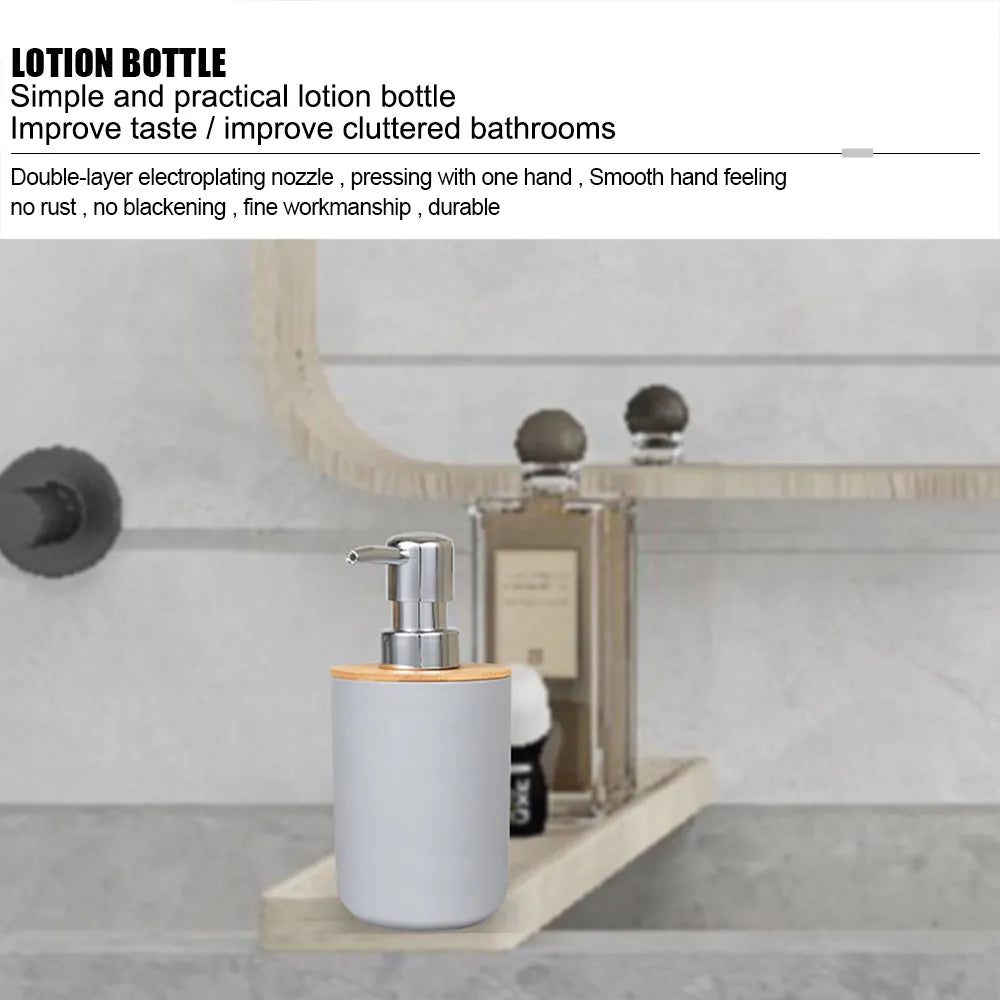 Trash Can Lotion bottle Bathroom Storage Set 6Pcs
