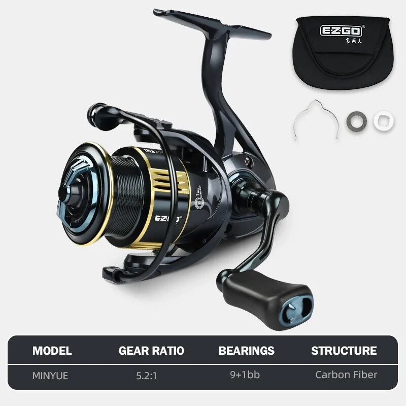 MEREDITH EZGO Anti-seawater corrosion treatment 9+1BB Saltwater Fishing Tackle - My Store
