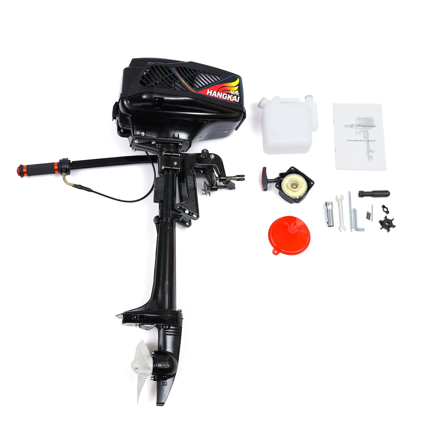 2-Stroke 3.5HP/3.6HP/6HP/ 12HP/18HP Outboard Motor Engine Fishing Boat Motor HANGKAI 3.5-7.0HP 2/4Stroke Outboard Motor Fishing