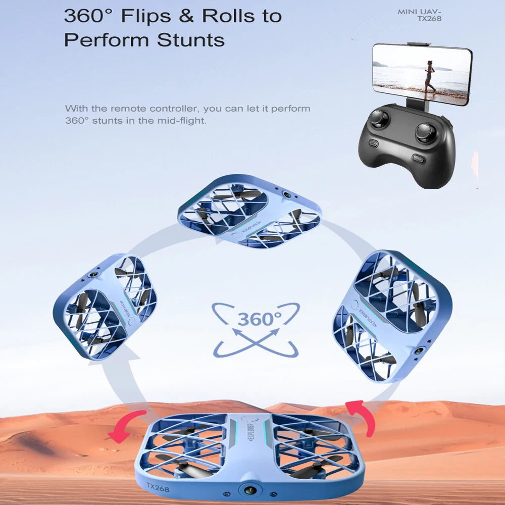 JJRC H107 Mini Drone 8K 4K Quadcopter with Camera Real-Time Transmission