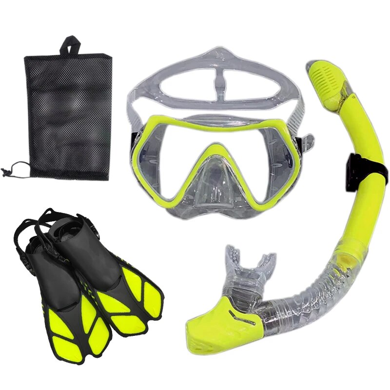 Snorkel Diving Mask and Goggles Diving Swimming Tube Set Adult Unisex - My Store