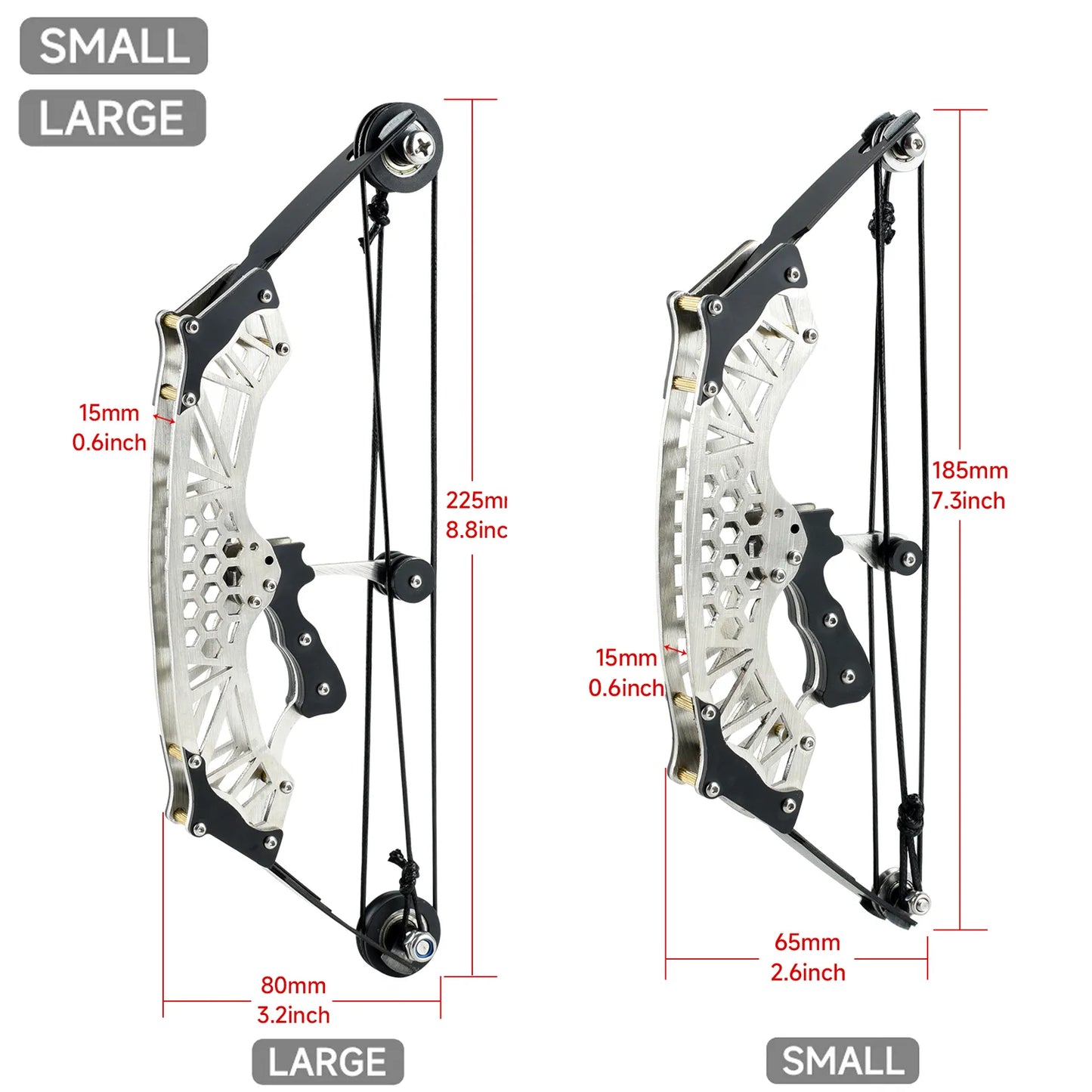 304 Stainless Steel Mini Compound Bow Toy