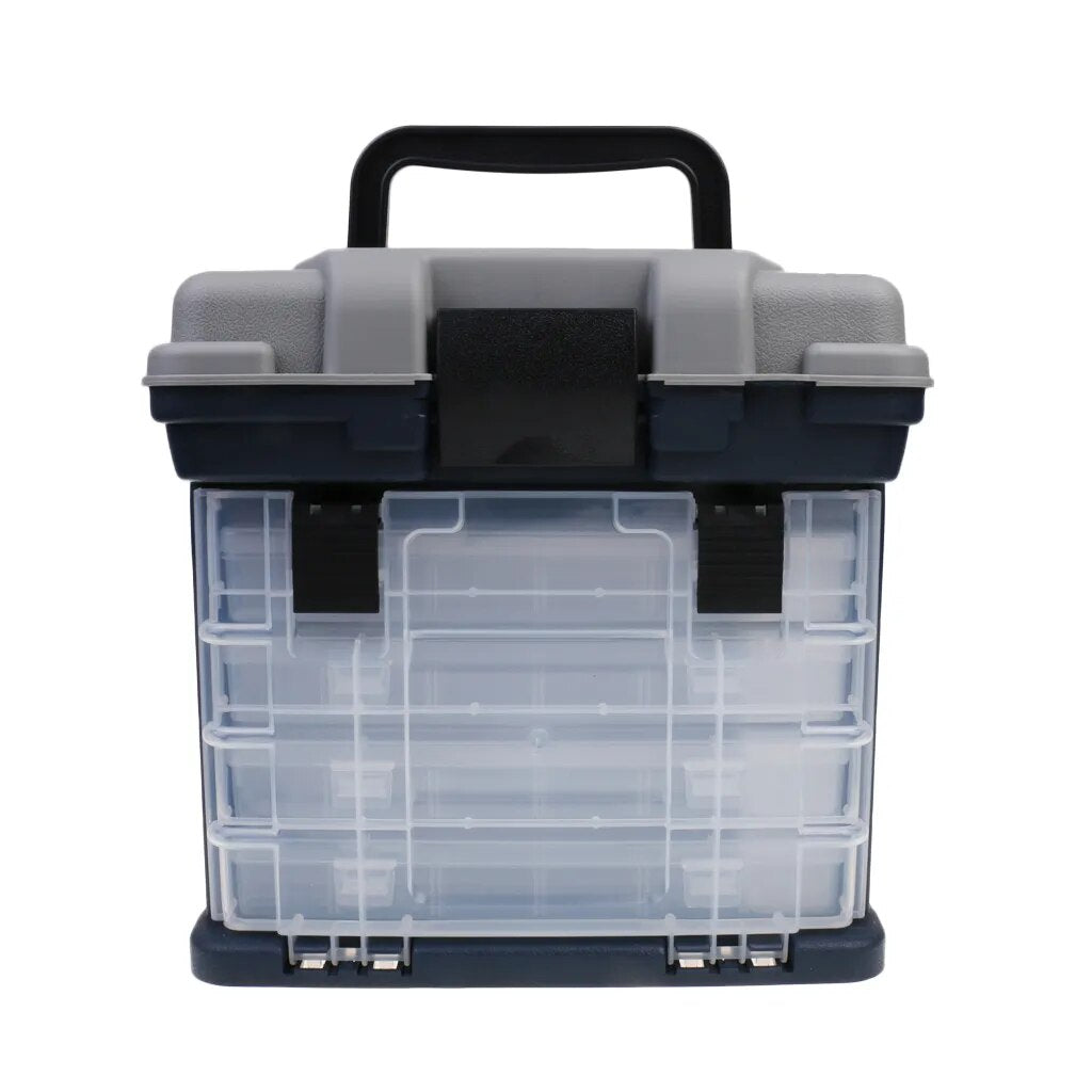 4 Drawer Tackle Box Fishing Baits Lures Tool Shock-resistant Large Storage - My Store