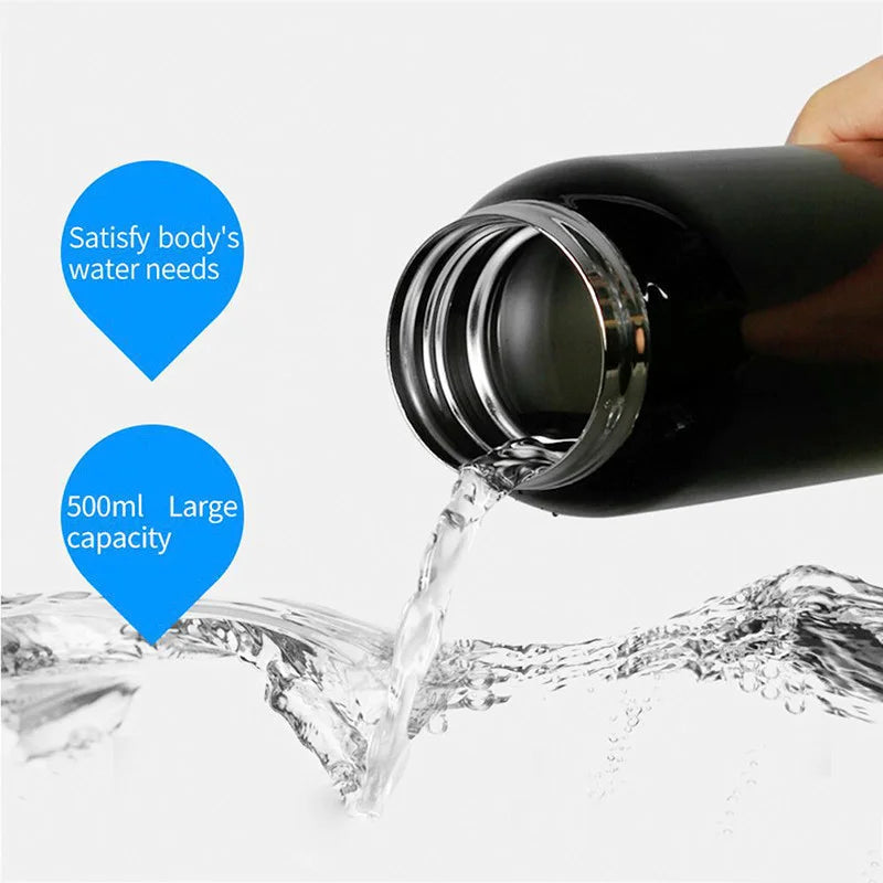 500ml Bike Water Bottle Drink Flask Stainless Steel Cup Outdoor