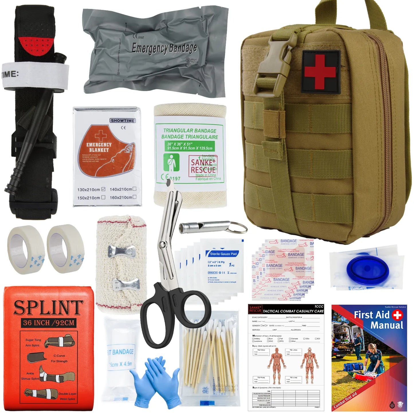 Military IFAK Trauma Survival Kit First Aid Medical Pouch - My Store