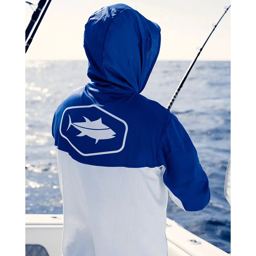 Hoodies Gear Men Fishing Long Sleeve Hooded Shirts - My Store