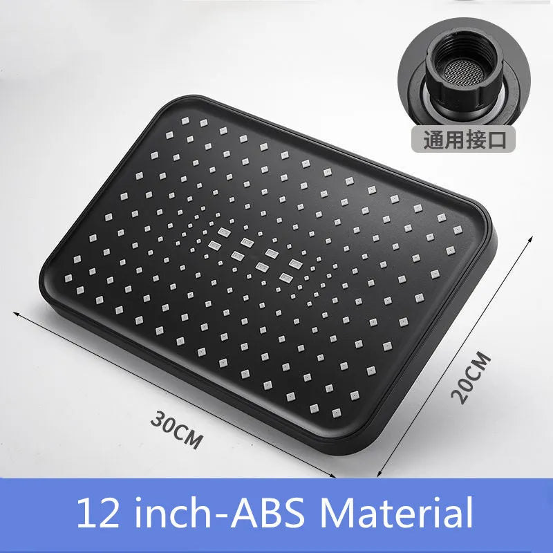 Rainfall Shower Head Large Flow Supercharge Rainfall Showerhead