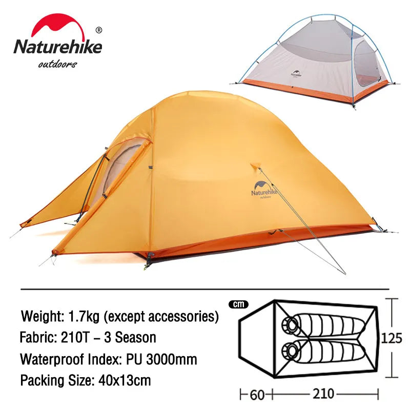 Naturehike Cloud Up 1 2 3 People Tent - My Store