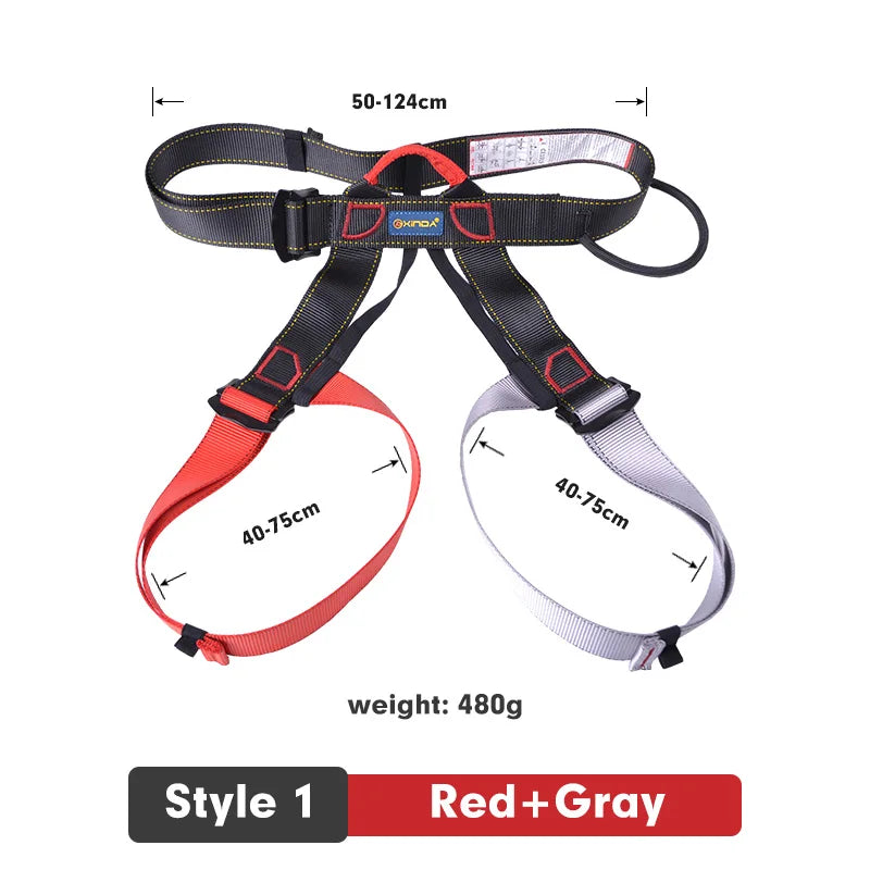 Xinda Outdoor Sports Harness Rock Climbing Harness Waist Support Half Body Safety Belt - My Store