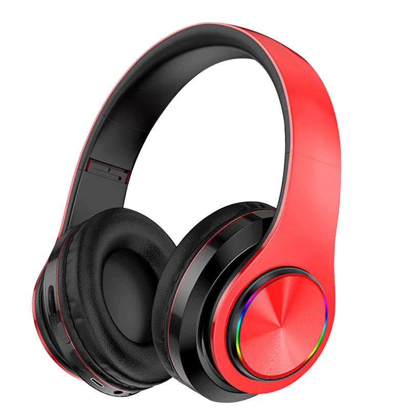 Wireless Bluetooth 5.0 Headphone With Microphone Sports Gaming Foldable Headphones B39