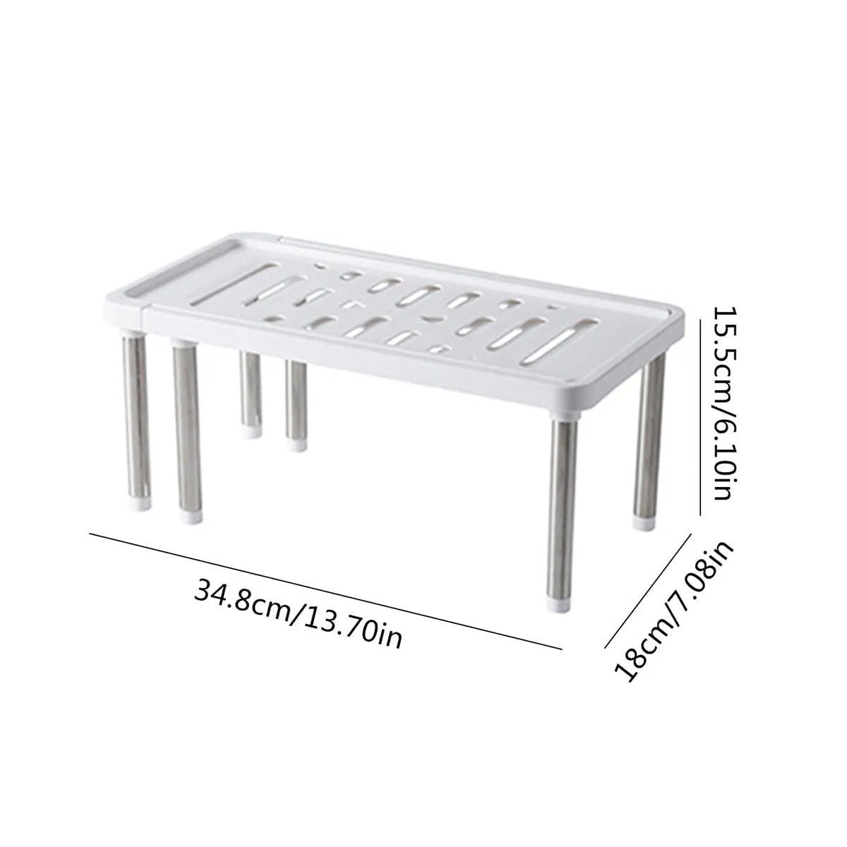 Kitchen Retractable Storage Cabinet Layered Partition Dish Storage Rack