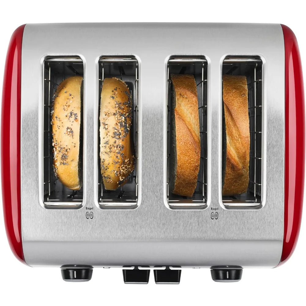 4-Slice Toaster With Manual High-Lift Lever Toast Machine Cooking Appliances Kitchen Home