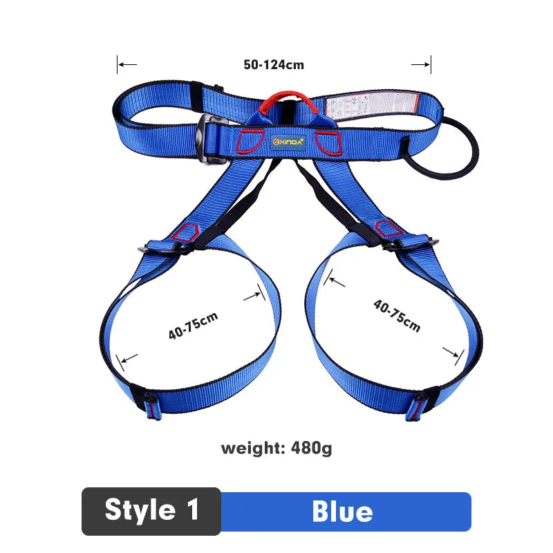 Xinda Outdoor Sports Harness Rock Climbing Harness Waist Support Half Body Safety Belt - My Store