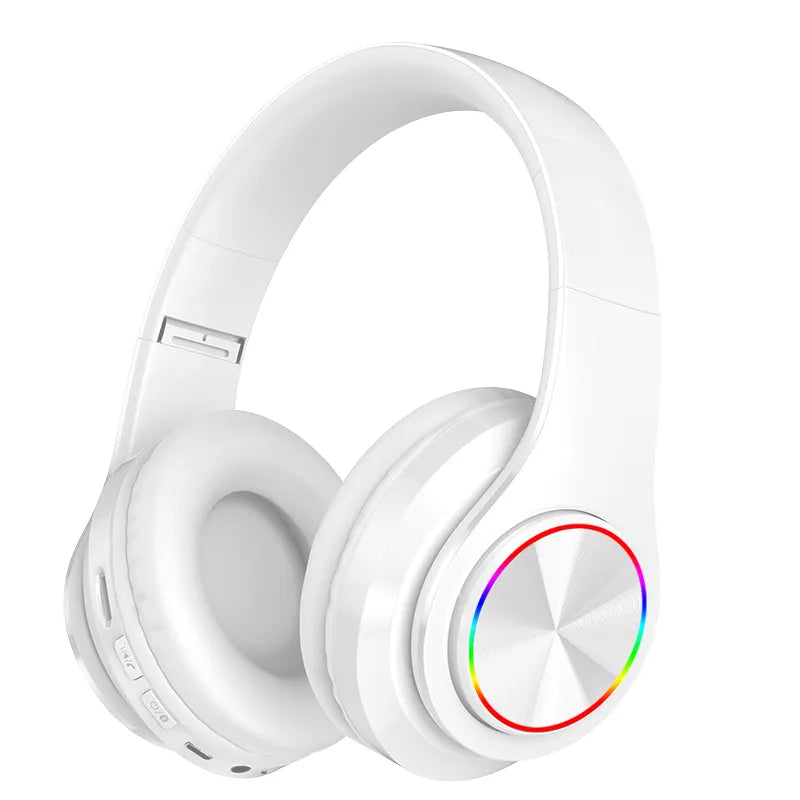 Wireless Bluetooth 5.0 Headphone With Microphone Sports Gaming Foldable Headphones B39