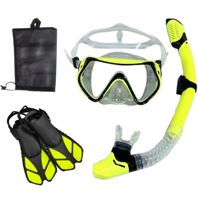 Snorkel Diving Mask and Goggles Diving Swimming Tube Set Adult Unisex - My Store