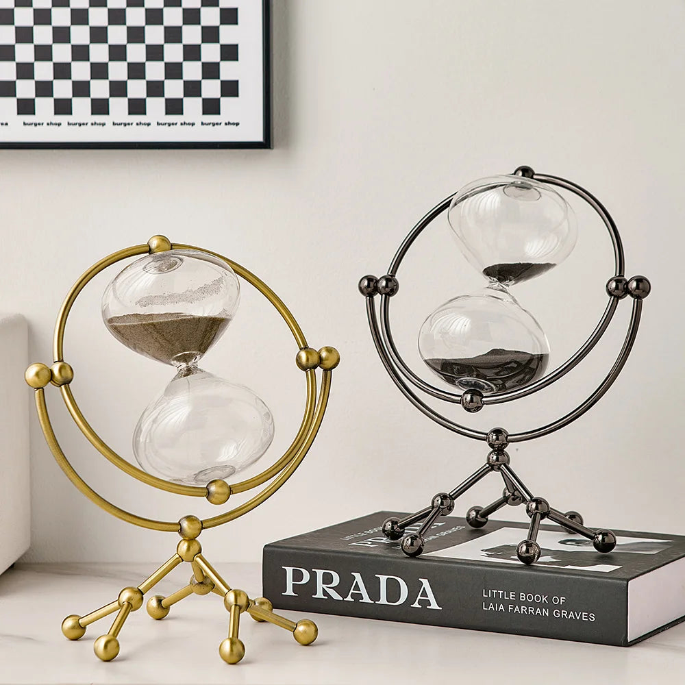 Metal Bracket Hourglass Luxury Living Room Decoration