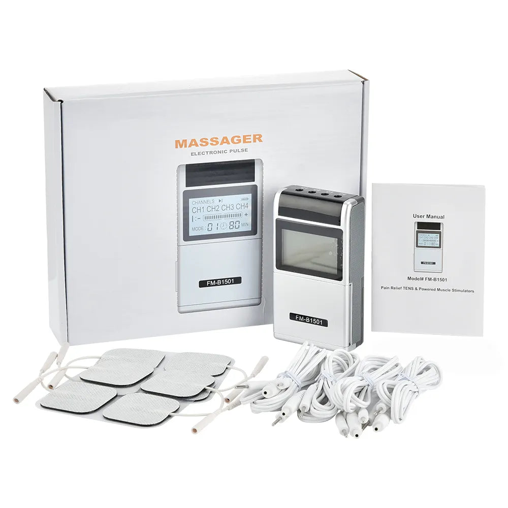 15 Modes EMS Electric Muscle Stimulator TENS Physiotherapy Pulse Full Body Massager Machine Pain Relief Health Care Device