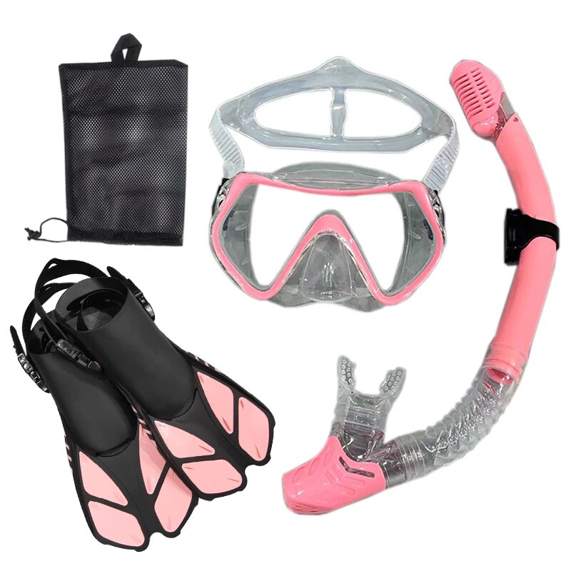Snorkel Diving Mask and Goggles Diving Swimming Tube Set Adult Unisex - My Store