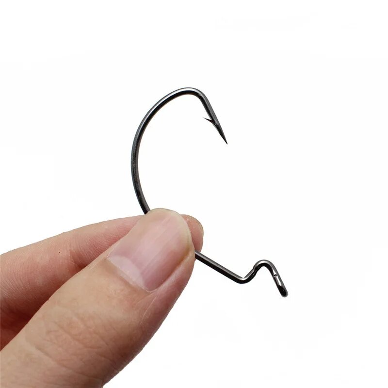 50pcs High Carbon Steel Fishhooks 1-3# Fish/For Fishing Hook/Tackle - My Store