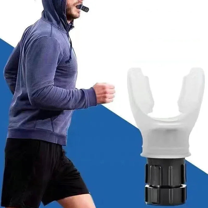 1/2pcs Breathing Trainer Exercise Lung Face Mouthpiece Respirator Fitness Equipment for Household Healthy Care Accessories
